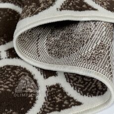 Ковер Sierra дизайн D713 BROWN-CREAM, прямоугольник 1.50x1.90, фото , изображение 5