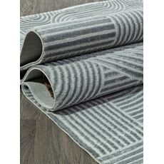 Ковер SIROCCO дизайн E508AQ D.GREY / GREY, прямоугольник 1.00x2.00, фото , изображение 4