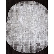 Ковер овальный Silver дизайн F396 GRAY 1.50x3.00, фото , изображение 2