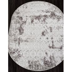 Ковер овальный Silver дизайн F392 GRAY 1.50x1.90, фото , изображение 2