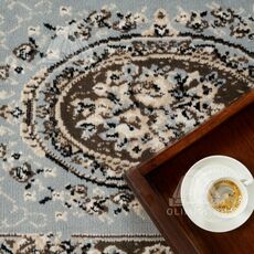 Ковер овальный Sierra дизайн 5444 BLUE-BROWN 1.50x1.90, фото , изображение 3