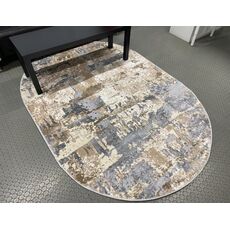 Ковер овальный БЬЯНКА дизайн D056A - CREAM SHIRINK / VIZON FDY 1.60x3.00, фото , изображение 4