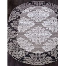 Ковер овальный Silver дизайн D213 GRAY 2.50x4.00, фото , изображение 2