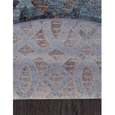 Ковер овальный Matrix дизайн D563 BEIGE-BLUE 0.80x1.50, фото , изображение 3