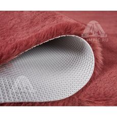 Коврик меховой шкура Брусничный 05 0.50x0.88, фото , изображение 2