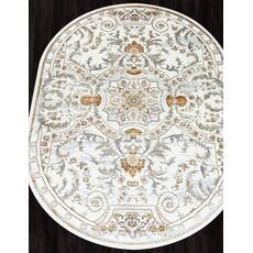 Ковер овальный Sahara дизайн 00765A GOLD FDY / CREAM HB 0.80x1.50, фото , изображение 2