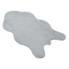 Коврик меховой шкура (3 см) icarpet 69х118 голубая норка 23 голубая норка 23 0.50x0.88, фото , изображение 3