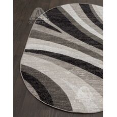 Ковер овальный Silver дизайн D234 GRAY 1.80x2.50, фото , изображение 2