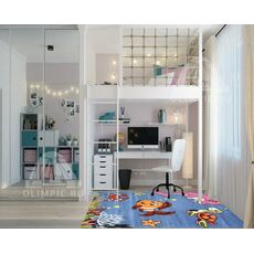 Ковер детский Crystal дизайн 2109 BLUE, прямоугольник 1.33x2.00, фото , изображение 4