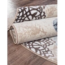 Ковер овальный Valencia Deluxe дизайн D309 CREAM-BROWN 2.00x3.00, фото , изображение 2