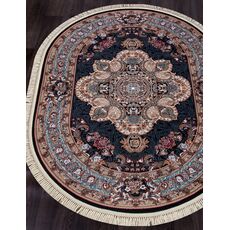 Ковер овальный Shahreza дизайн D727 DARK-NAVY 1.60x2.20, фото , изображение 2