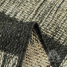 Ковер Vegas дизайн S005 D.GRAY-BLACK, прямоугольник 0.60x1.10, фото , изображение 3