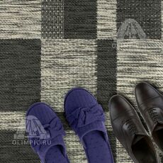 Ковер Vegas дизайн S005 D.GRAY-BLACK, прямоугольник 0.60x1.10, фото , изображение 4