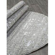 Ковер овальный Richi дизайн 8667 GRAY-CREAM 0.80x1.50, фото , изображение 3