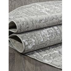 Ковер овальный Richi дизайн 8667 GRAY-CREAM 0.80x1.50, фото , изображение 4