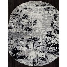 Ковер овальный Palermo дизайн F284 DARK GRAY 1.60x2.30, фото , изображение 2