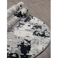 Ковер овальный Palermo дизайн F284 DARK GRAY 1.60x2.30, фото , изображение 3