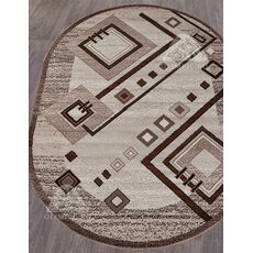 Ковер овальный Gavana дизайн D188 BEIGE 1.00x2.00, фото , изображение 3