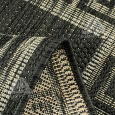 Ковер Vegas дизайн S002 BLACK, прямоугольник 1.00x2.00, фото , изображение 4