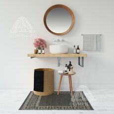 Ковер Vegas дизайн S002 BLACK, прямоугольник 1.00x2.00, фото , изображение 7