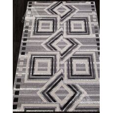 Ковер ECLIPSE дизайн QP015 WHITE / D.GRAY, прямоугольник 2.40x3.40, фото , изображение 2