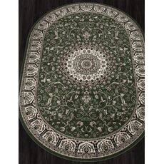 Ковер овальный Gavana дизайн D409 GREEN 2.50x4.00, фото , изображение 2
