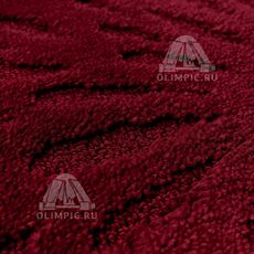 Коврик для туалета РР LUX Бордовый 45 0.50x0.60, фото , изображение 2