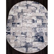 Ковер овальный Richi дизайн 8673 GRAY-BLUE 2.00x3.00, фото , изображение 2