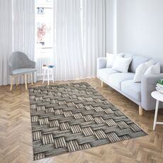 Ковер Sierra дизайн D722 BEIGE-BROWN, прямоугольник 2.00x4.00, фото , изображение 9