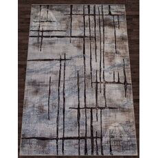 Ковер Sierra дизайн D717 BEIGE-BLUE, прямоугольник 1.50x4.00, фото , изображение 2