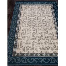 Ковер Serenity дизайн D781 CREAM-BLUE, прямоугольник 2.40x3.40, фото , изображение 2