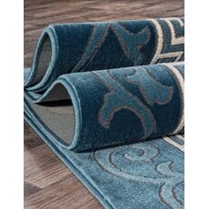 Ковер Serenity дизайн D781 CREAM-BLUE, прямоугольник 2.40x3.40, фото , изображение 3