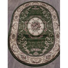 Ковер овальный Colizey дизайн D066 GREEN 2.50x4.00, фото , изображение 2