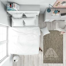 Ковер Vegas дизайн S115 DARK GRAY, прямоугольник 1.00x2.00, фото , изображение 8