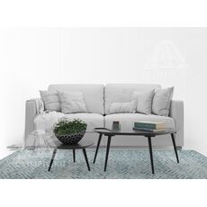 Ковер Naturel дизайн D993 CREAM-BLUE, прямоугольник 1.50x2.30, фото , изображение 8