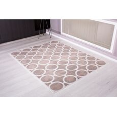 Ковер Sierra дизайн D713, BEIGE-CREAM, прямоугольник 0.60x1.10, фото , изображение 6