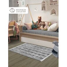 Коврик безворсовый ПРОВАНС icarpet 001 графит 03 0.60x1.00, фото , изображение 5