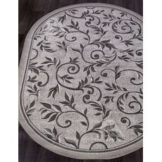 Ковер овальный Silver дизайн D230 LIGHT GRAY 2.00x3.00, фото , изображение 2