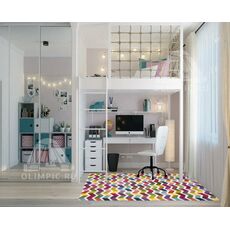 Ковер Rio дизайн C056 MULTICOLOR-GRAY, прямоугольник 1.20x1.80, фото , изображение 5