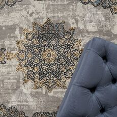 Ковер Dream дизайн 10278-D0526 L.GREY- BLUE, прямоугольник 1.20x1.70, фото , изображение 4