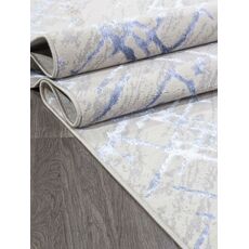 Ковер Liman дизайн F164 CREAM-BLUE, прямоугольник 1.60x2.30, фото , изображение 4