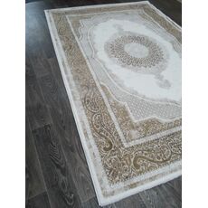 Ковер ПОРТФОЛИО дизайн 04393B WHITE/BEIGE, прямоугольник 1.60x3.00, фото , изображение 2