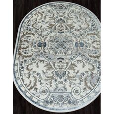 Ковер овальный Sahara дизайн 00765A D.BLUE FDY/CREAM HB 1.60x2.30, фото , изображение 2