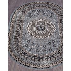 Ковер овальный Sierra дизайн D504 BLUE-BROWN 2.50x3.50, фото , изображение 2