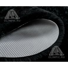 Коврик меховой шкура Блэкглама 01 0.75x1.30, фото , изображение 2