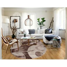 Ковер овальный Gavana дизайн D498 BEIGE 1.80x2.50, фото , изображение 4
