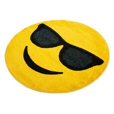 Ковер детский круглый SMILE дизайн NC15 YELLOW 1.00x1.00, фото , изображение 2