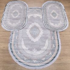Ковер Ascona 4112A ACIK MAVI FLOS / ACIK MAVI FLOS 2.0x2.0 Круг, фото , изображение 8