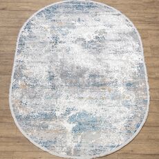 Ковер Lite B650B CREAM / D_BLUE 2.0x2.9 Прямой, фото , изображение 7