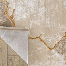 Ковер Nord 10455A BEIGE / GOLD 1.6x2.3 Овал, фото , изображение 3